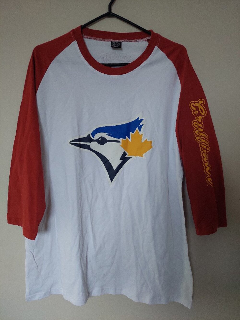 Toronto Blue Jays x Harry Potter Hufflepuff seven-sleeved T-shirt Size XL